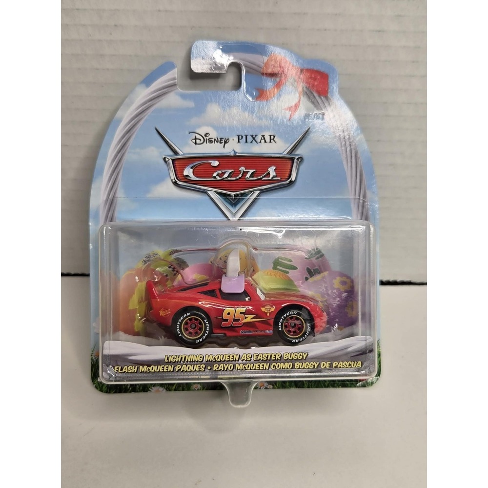 2026 Easter Disney Pixar Cars featuring Lightening McQueen‎ as Easter Bunny